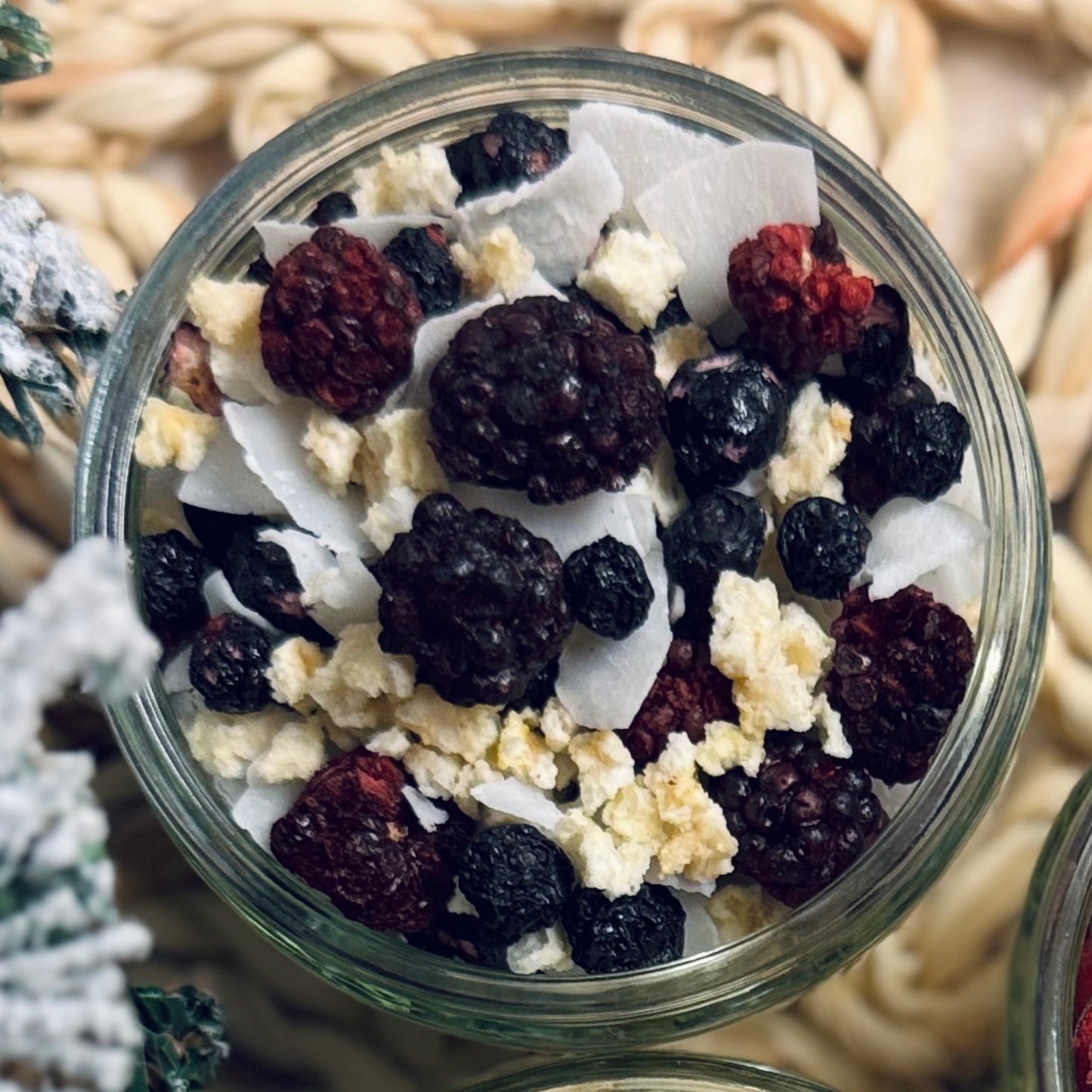 Winter Glow | Freeze Dried Coconut, Pear, Blackberries & Blueberries