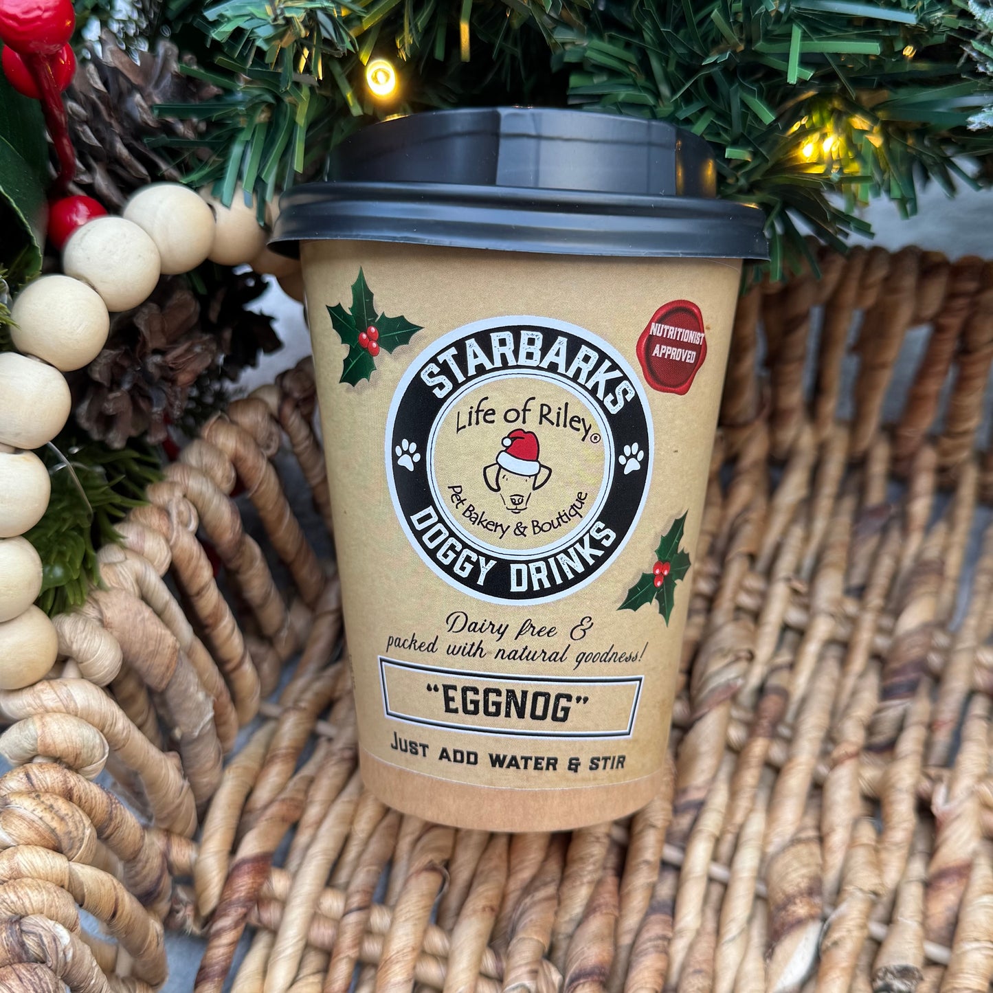 Life Of Riley DIY Doggy Drinks | Starbarks Egg Nog