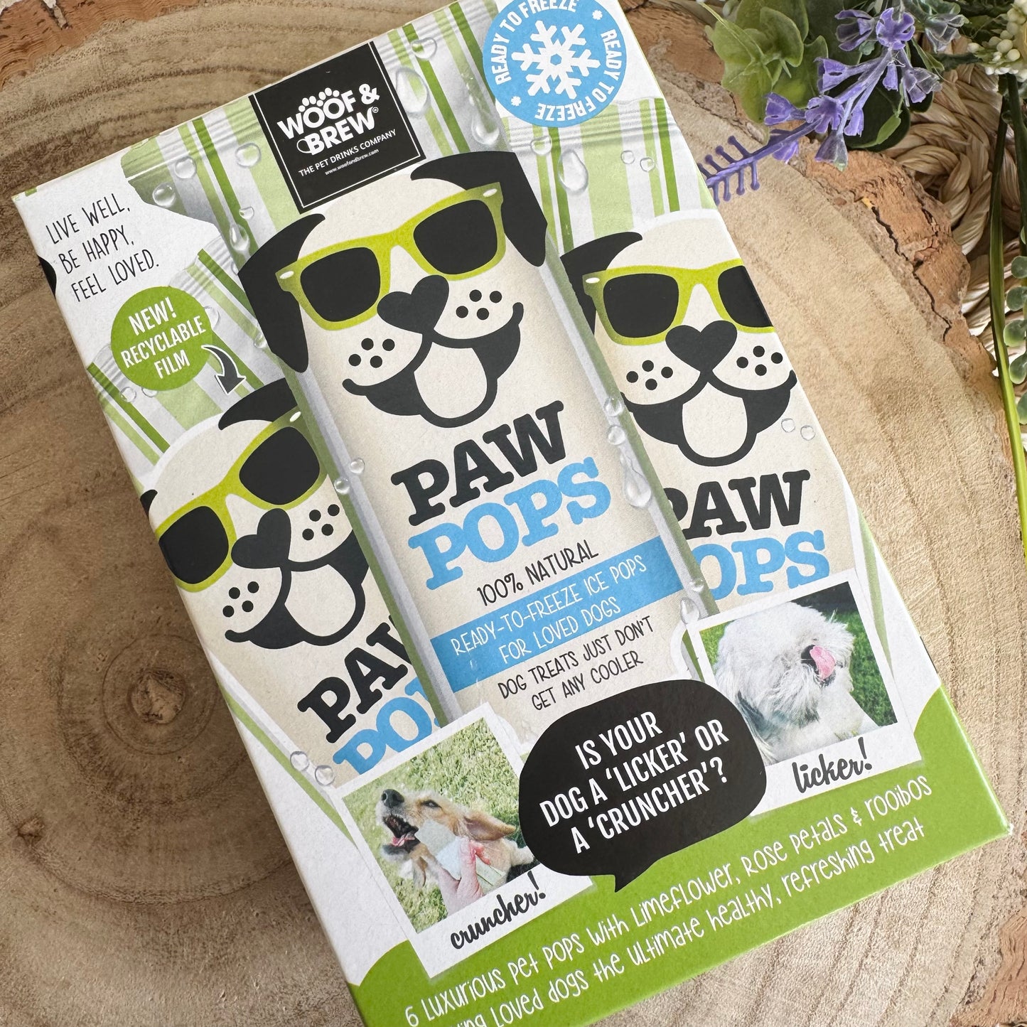 Woof&Brew Paw Pops Freeze Pops