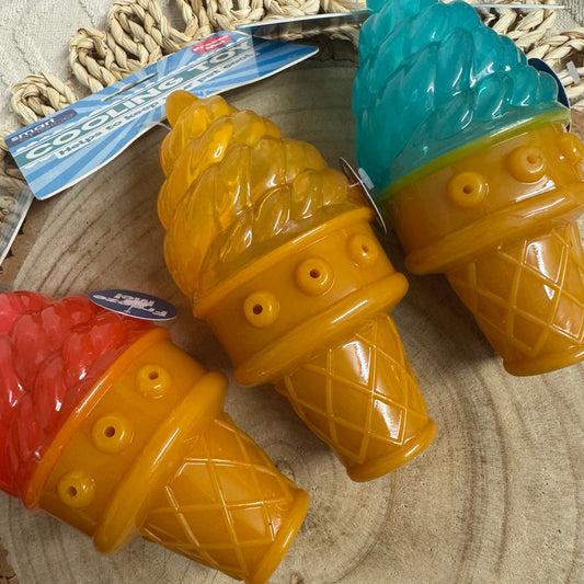 Cooling Ice Cream Dog Toy | 3 Colours