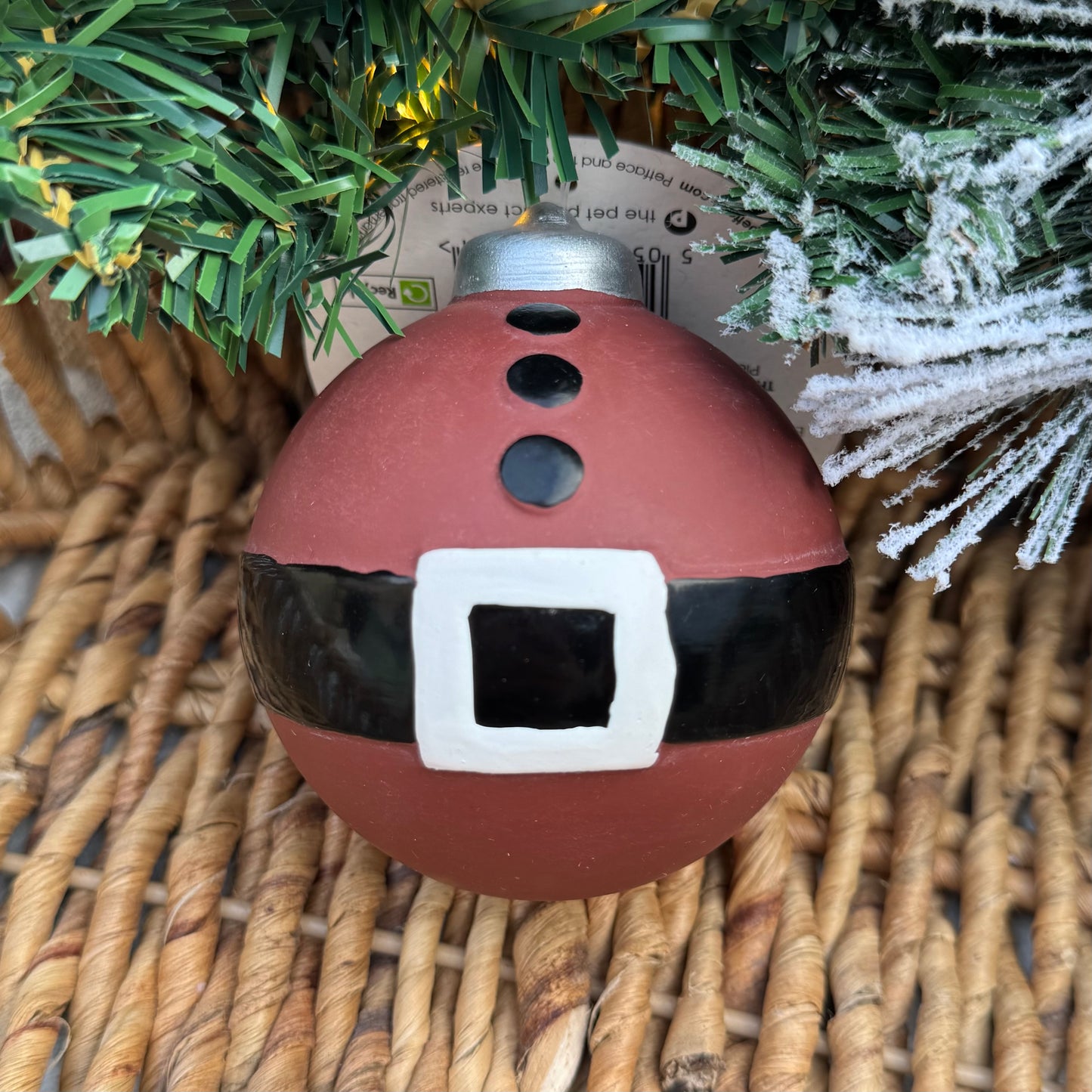 Claus the Christmas Bauble | Latex Dog Toy