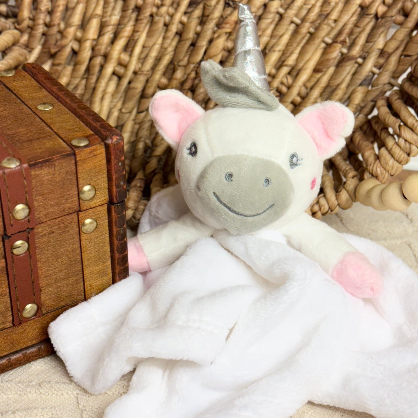 Unicorn Puppy Comforter Toy