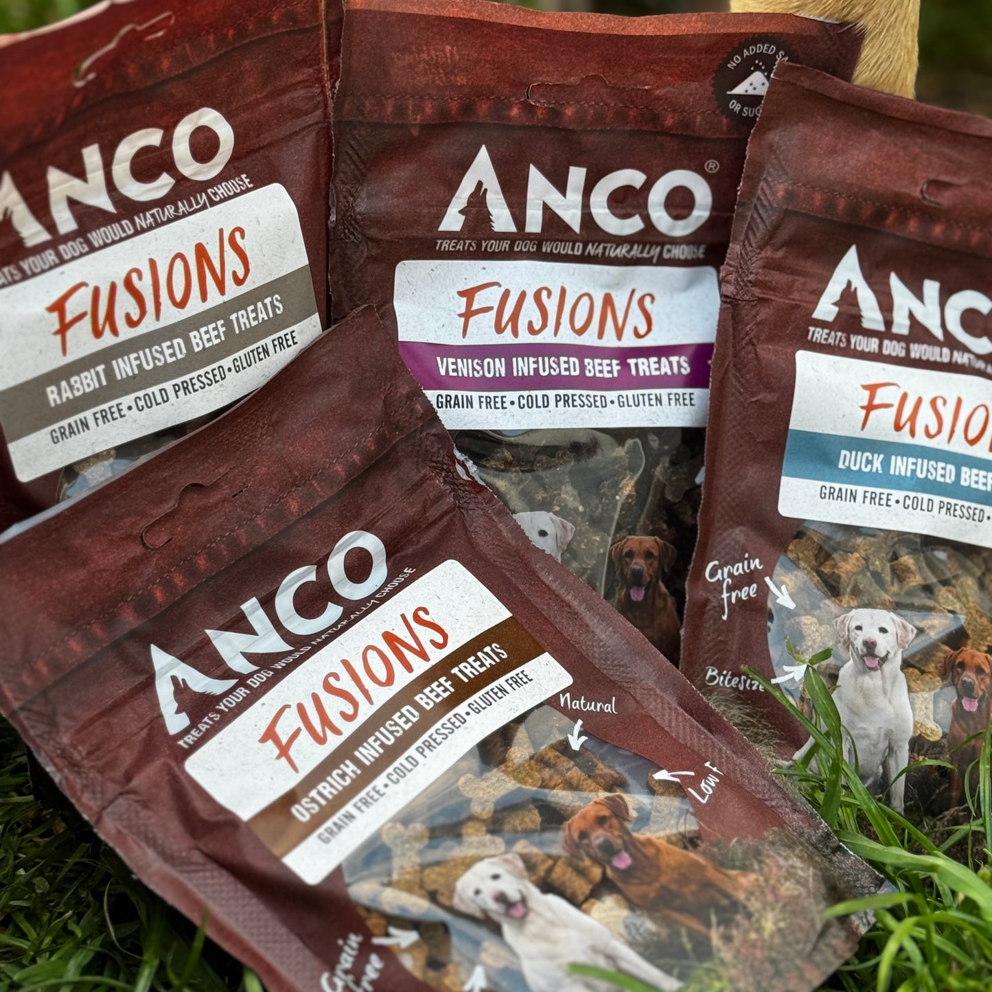4 x Anco Fusions | Beef with Duck, Ostrich, Rabbit & Vension
