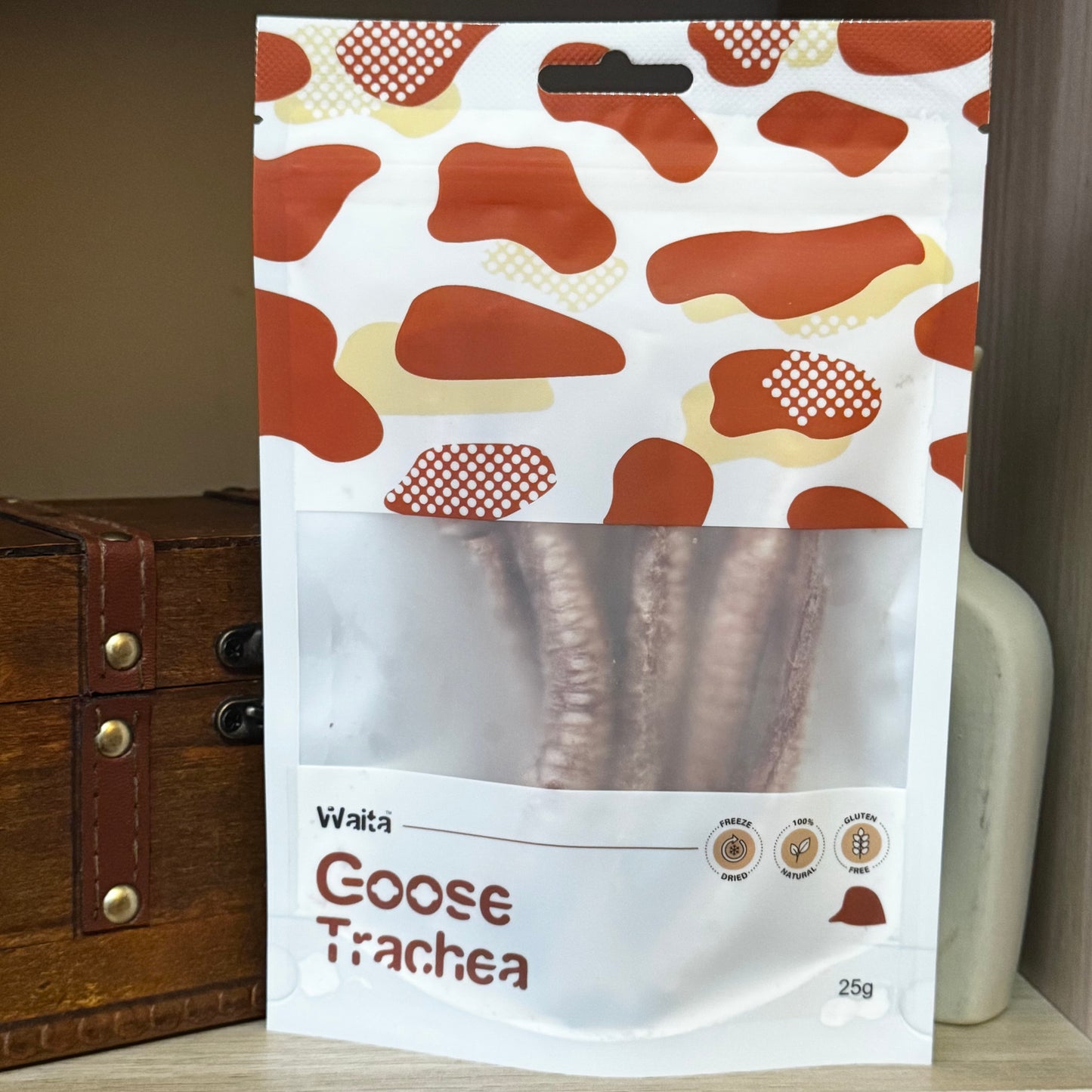 Waita Pets | Freeze Dried Goose Trachea 25g