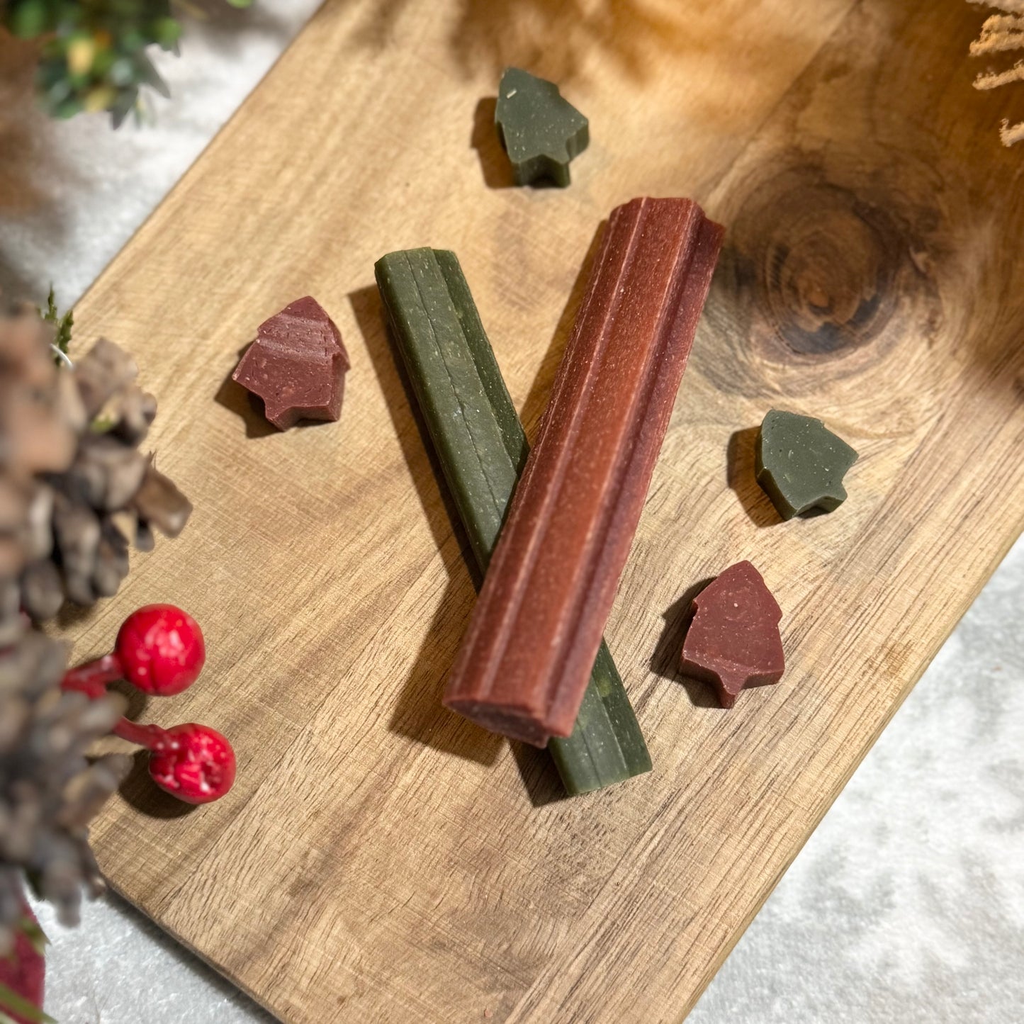 Chicken & Vegetable Christmas Tree Chew Sticks