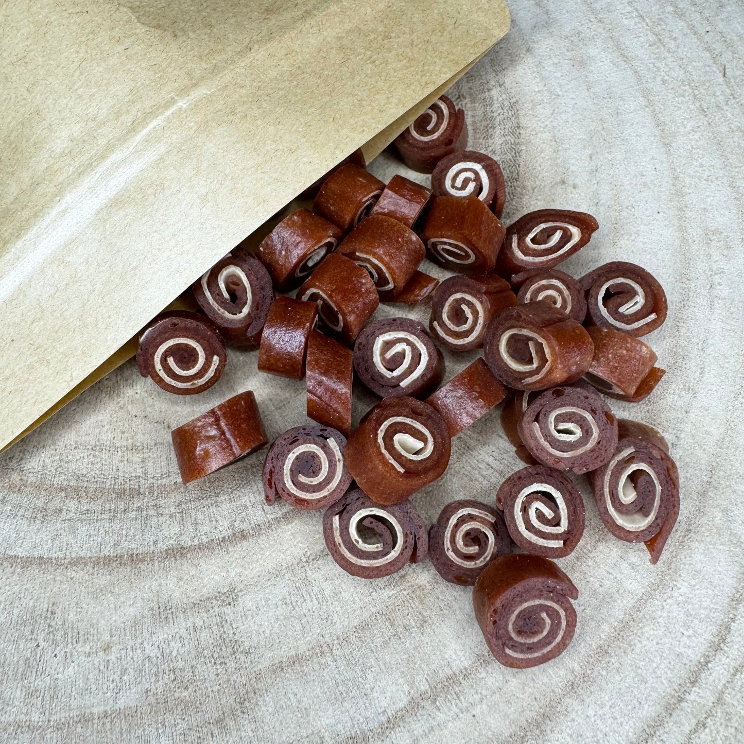 Beef, Duck & Cod Mini Rolls 100g