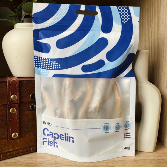 Waita Pets | Freeze Dried Capelin 40g