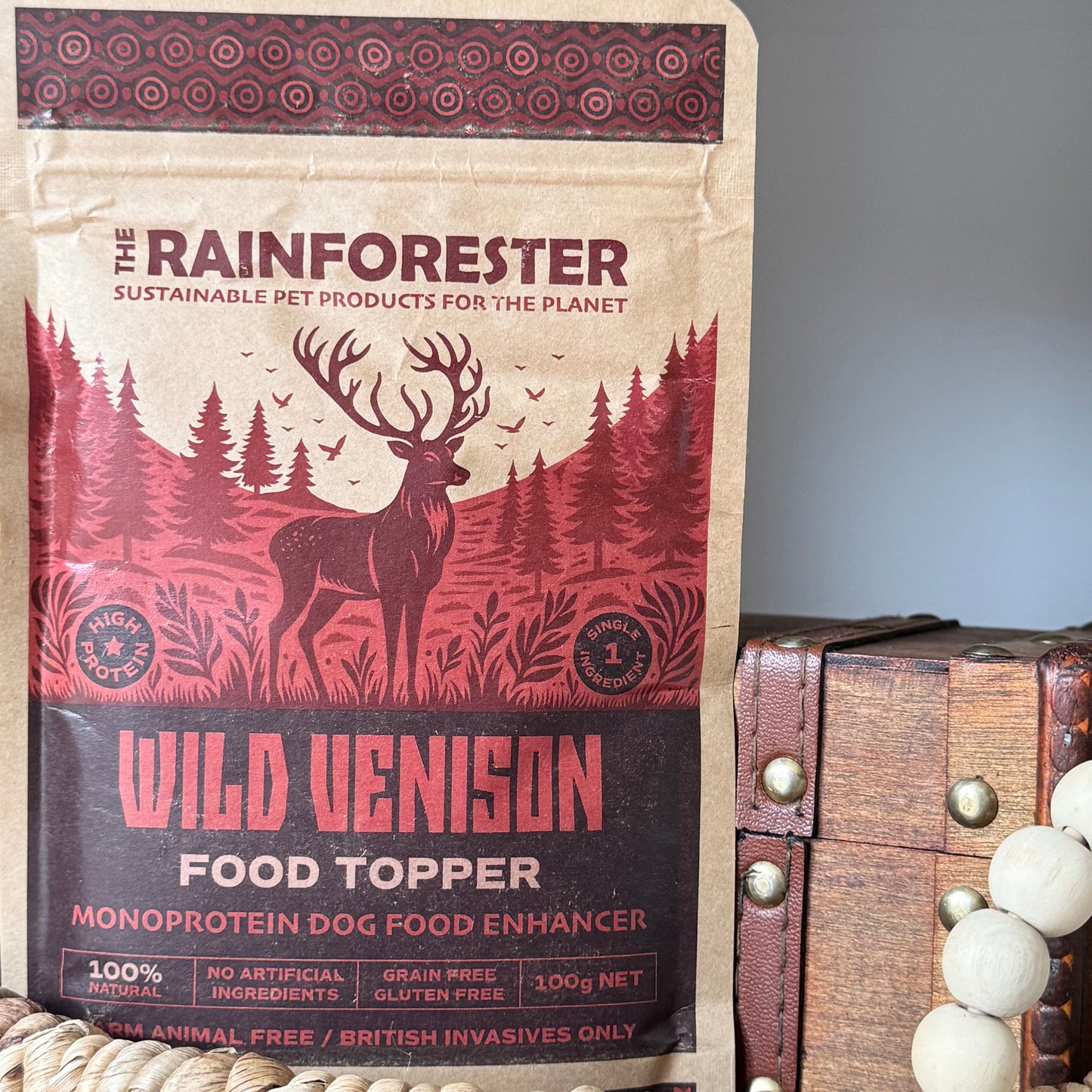 Wild Venison Food Topper 100g