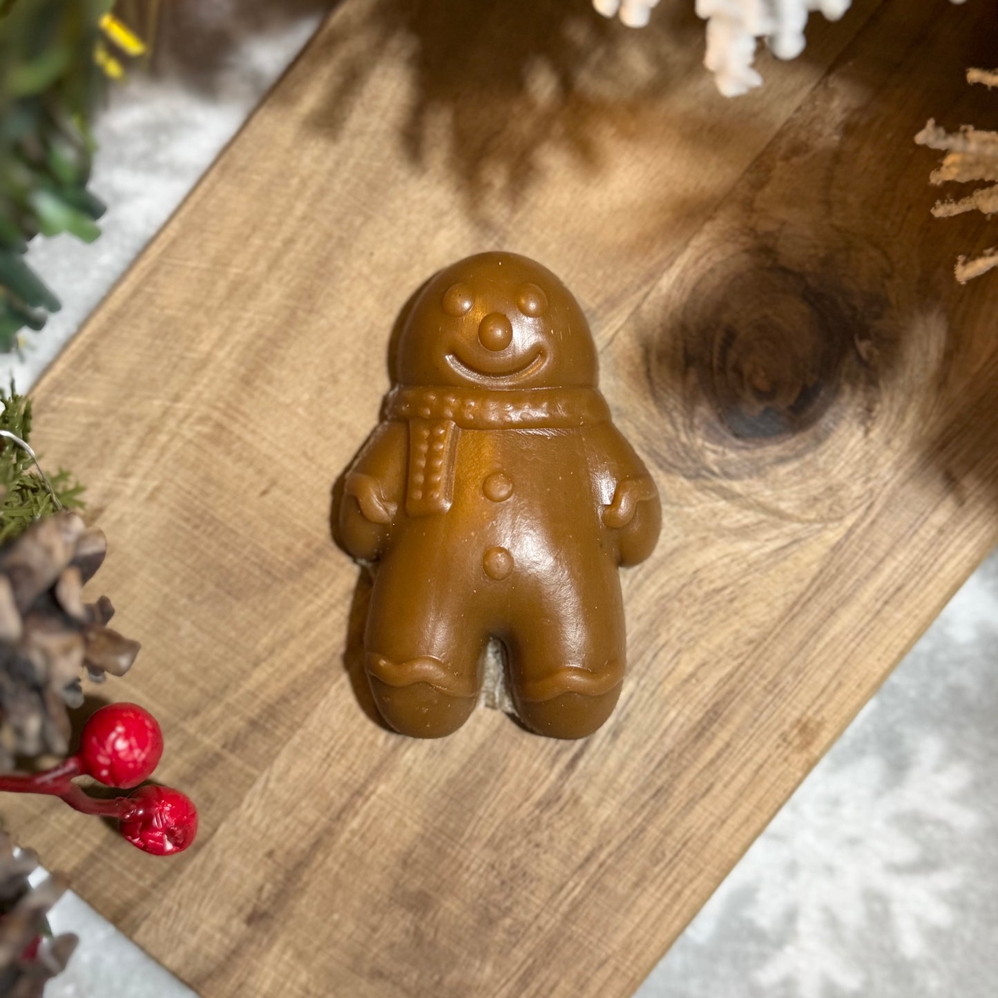 Gingerbread Man Dental Chew | Chicken & Peanut Butter