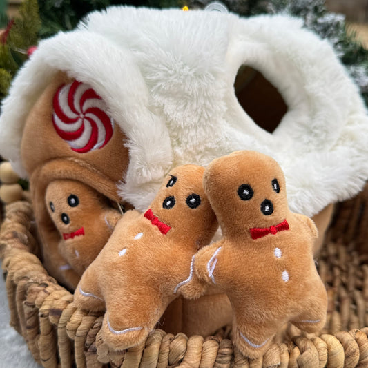 Gingerbread House | Christmas Interactive Enrichment Dog Toy