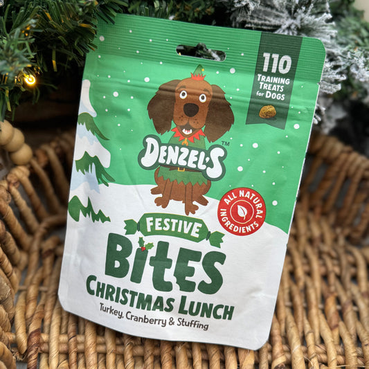Denzel's Christmas Lunch Bites | Turkey, Cranberry & Stuffing 100g