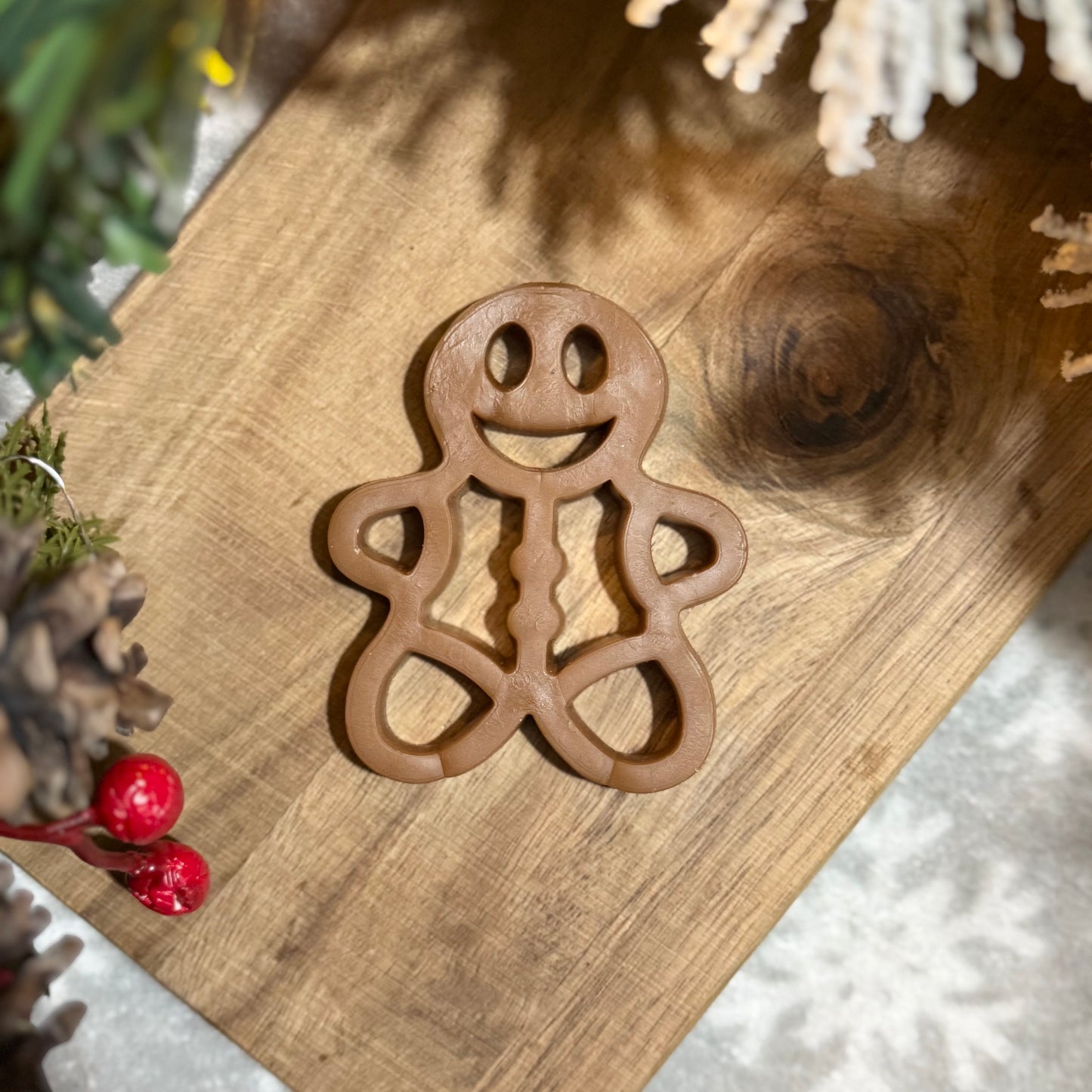 Gingerbread Man Chew | Chicken, Vegetable & Peanut