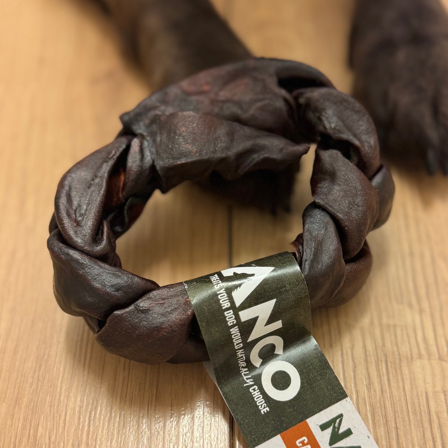 Camel Collagen Braided Ring