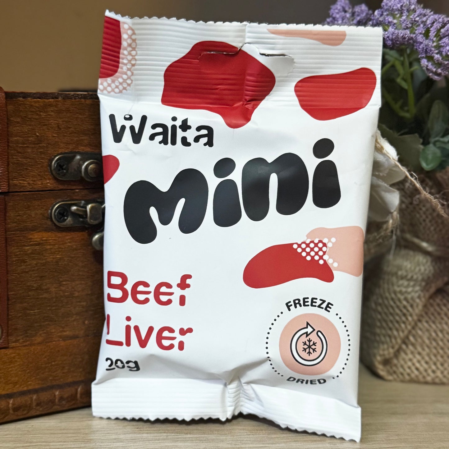 Waita Pets | Freeze Dried Mini Beef Liver Cubes 20g