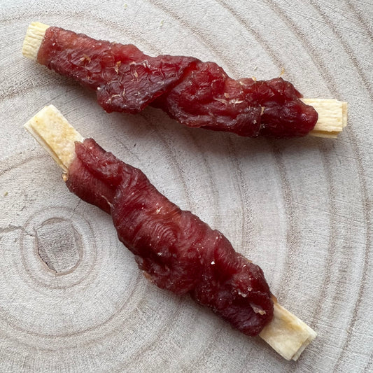 Fish Strips Wrapped in Duck