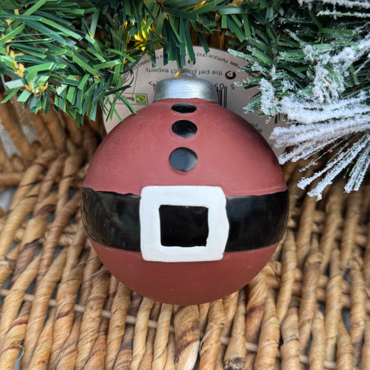 Claus the Christmas Bauble | Latex Dog Toy