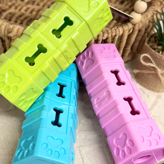 Detachable Rubber Treat Dispensing Dog Toy | 3 Colours