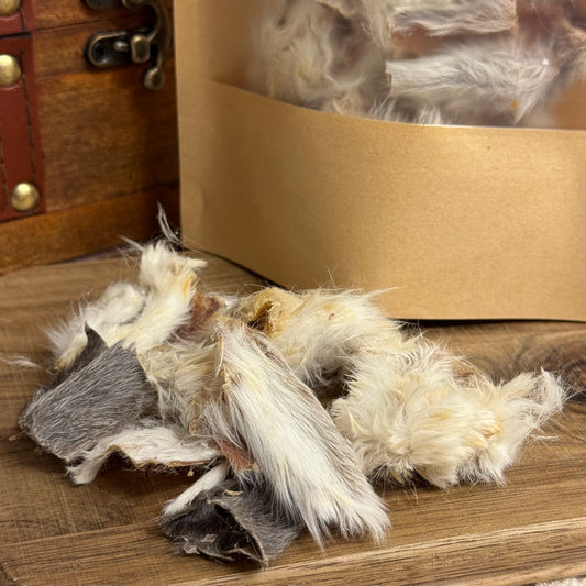 Chopped Furry Rabbit Ears