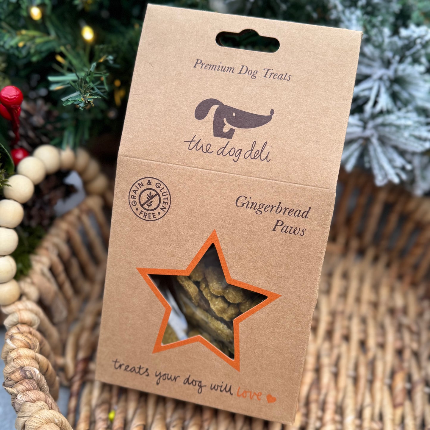 The Dog Deli | Gingerbread Paws | Turkey, Ginger & Turmeric 100g
