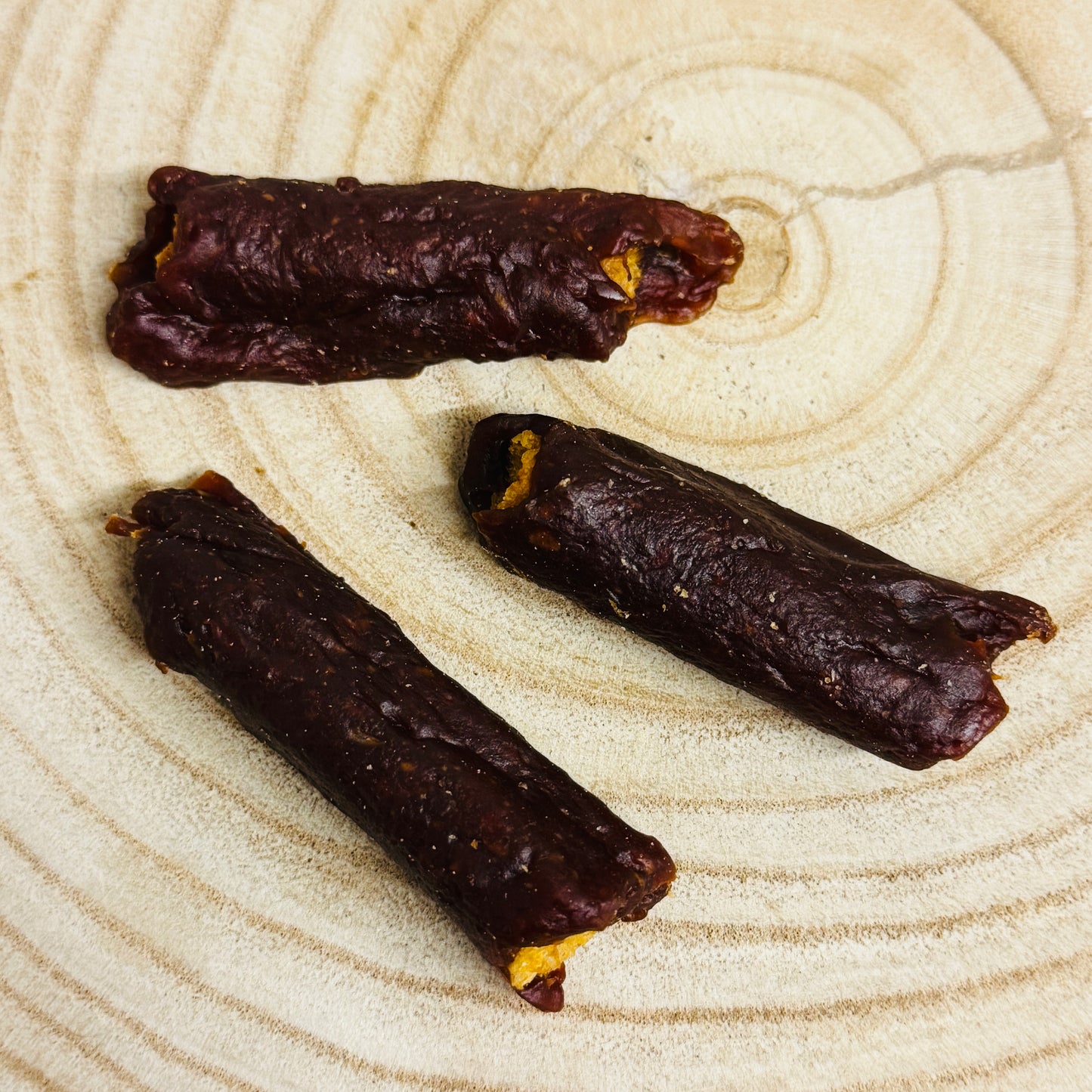 Beef Wrapped Rice Tubes