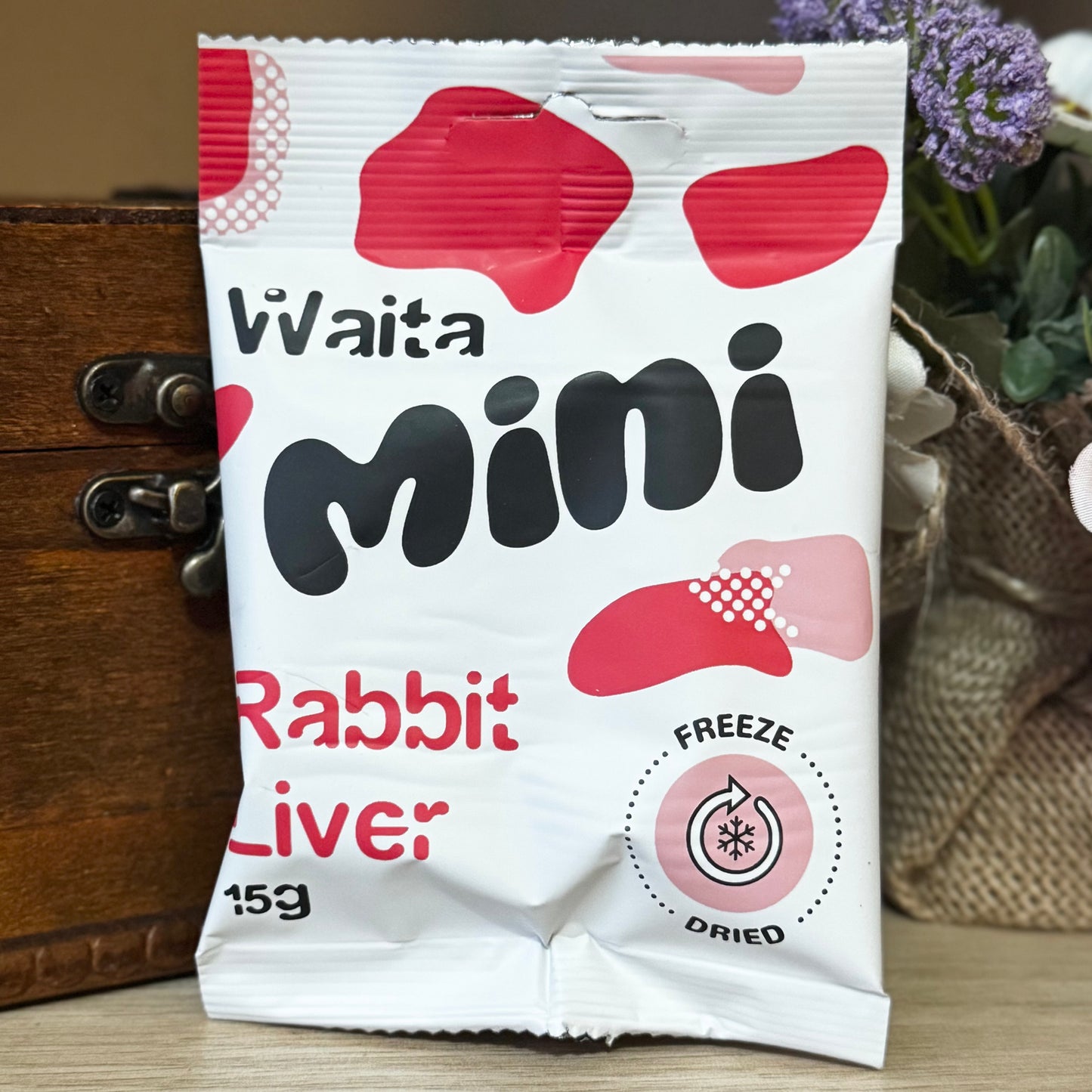 Waita Pets | Freeze Dried Mini Rabbit Liver Cubes 15g