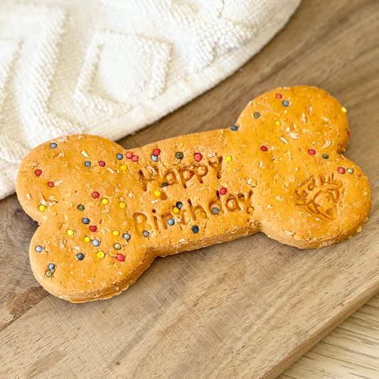 Large Birthday Peanut Butter Bone