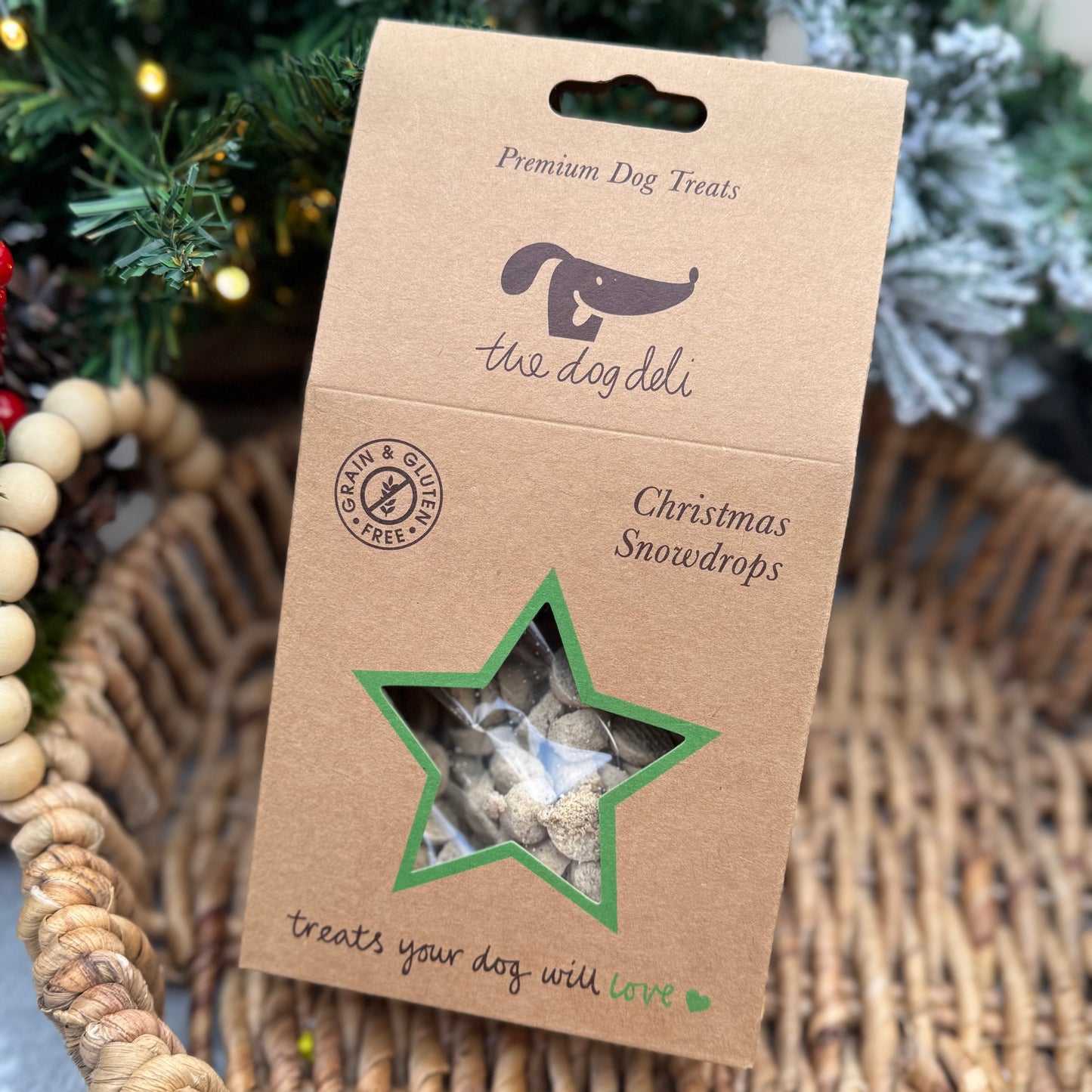 The Dog Deli | Christmas Snowdrops | Turkey & Peppermint 100g