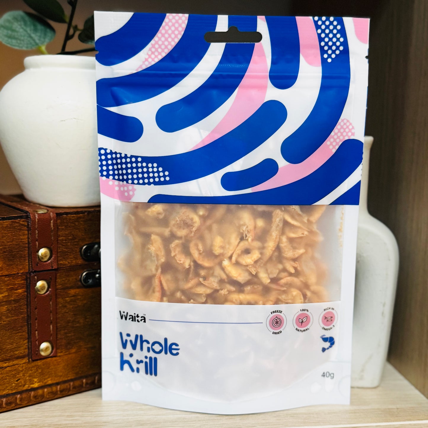 Waita Pets | Freeze Dried Whole Krill 40g