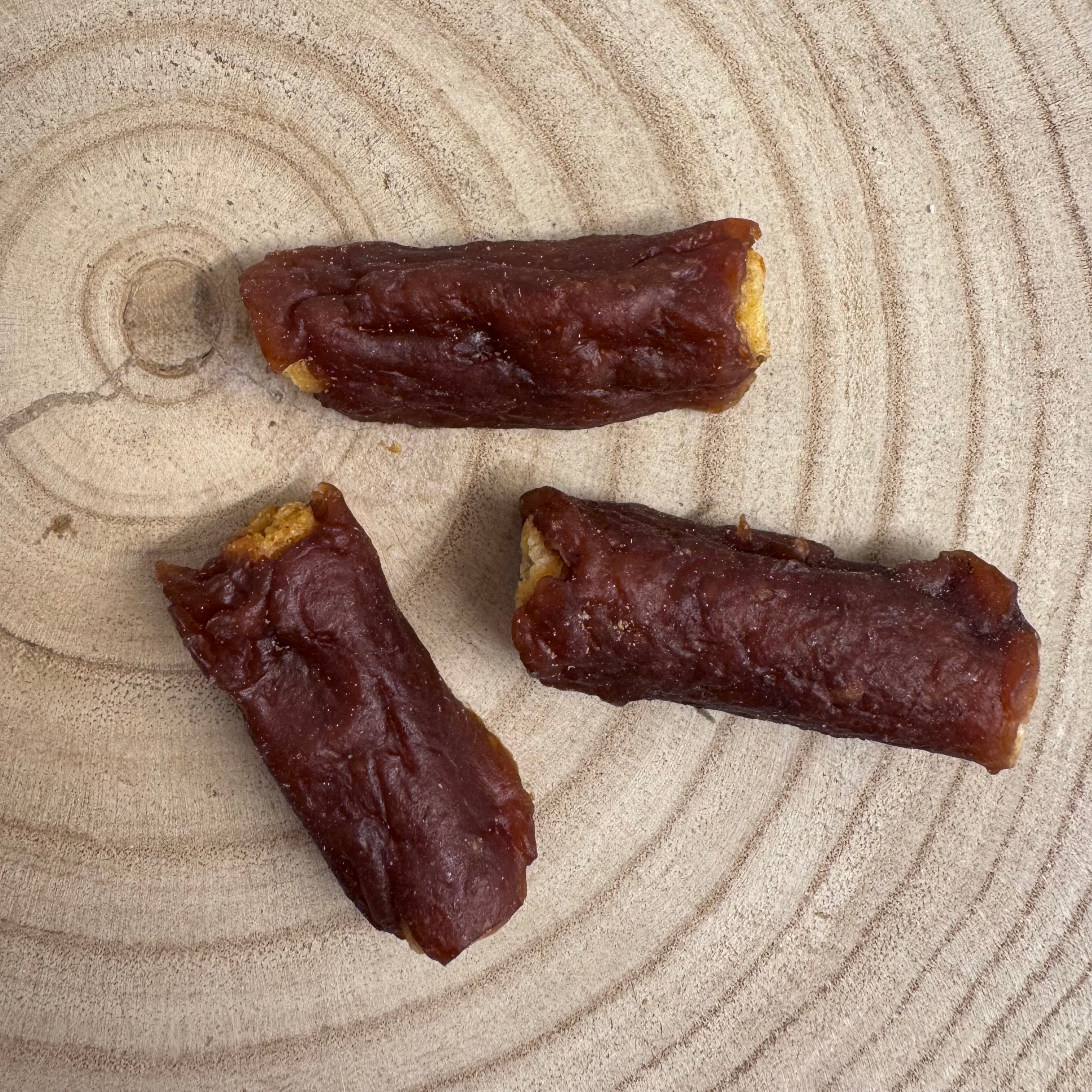 Simple Rabbit And Rice Rabbit Wrapped Rice Tubes โ Louie's Lab