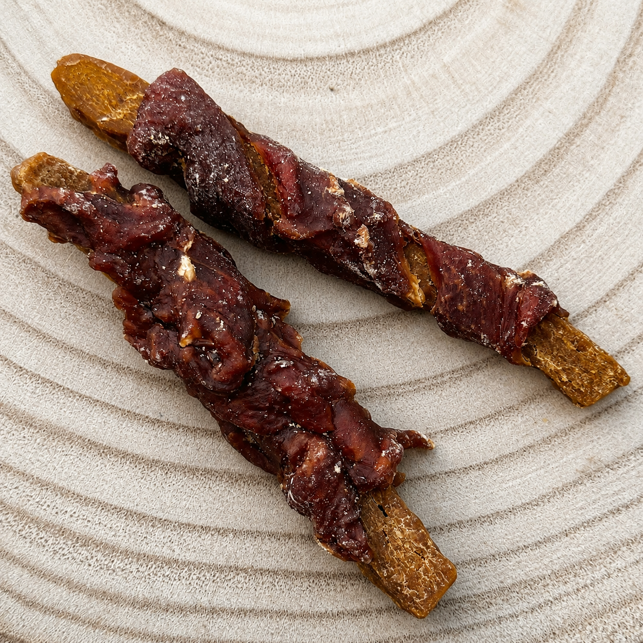 Cheese Strips Wrapped in Duck