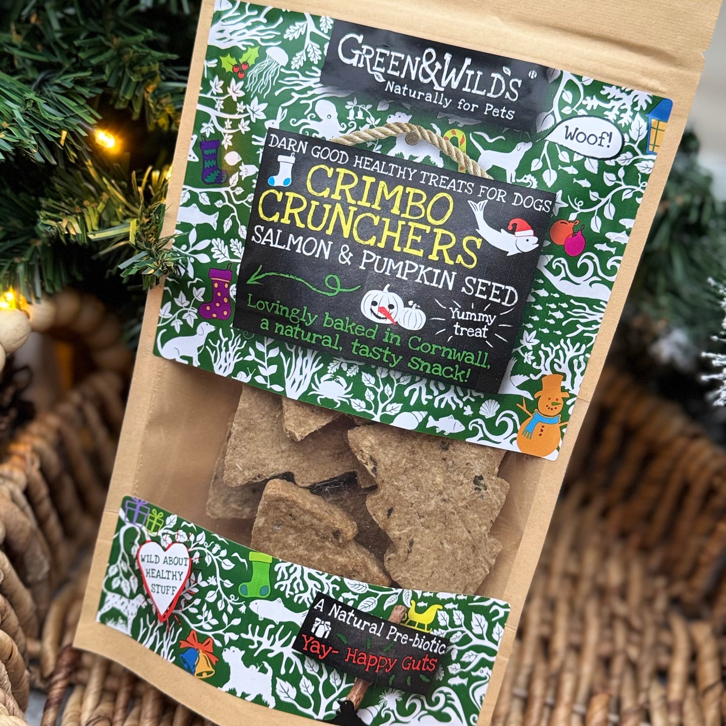 Green & Wilds | Crimbo Crunchers with Salmon & Pumpkin 150g