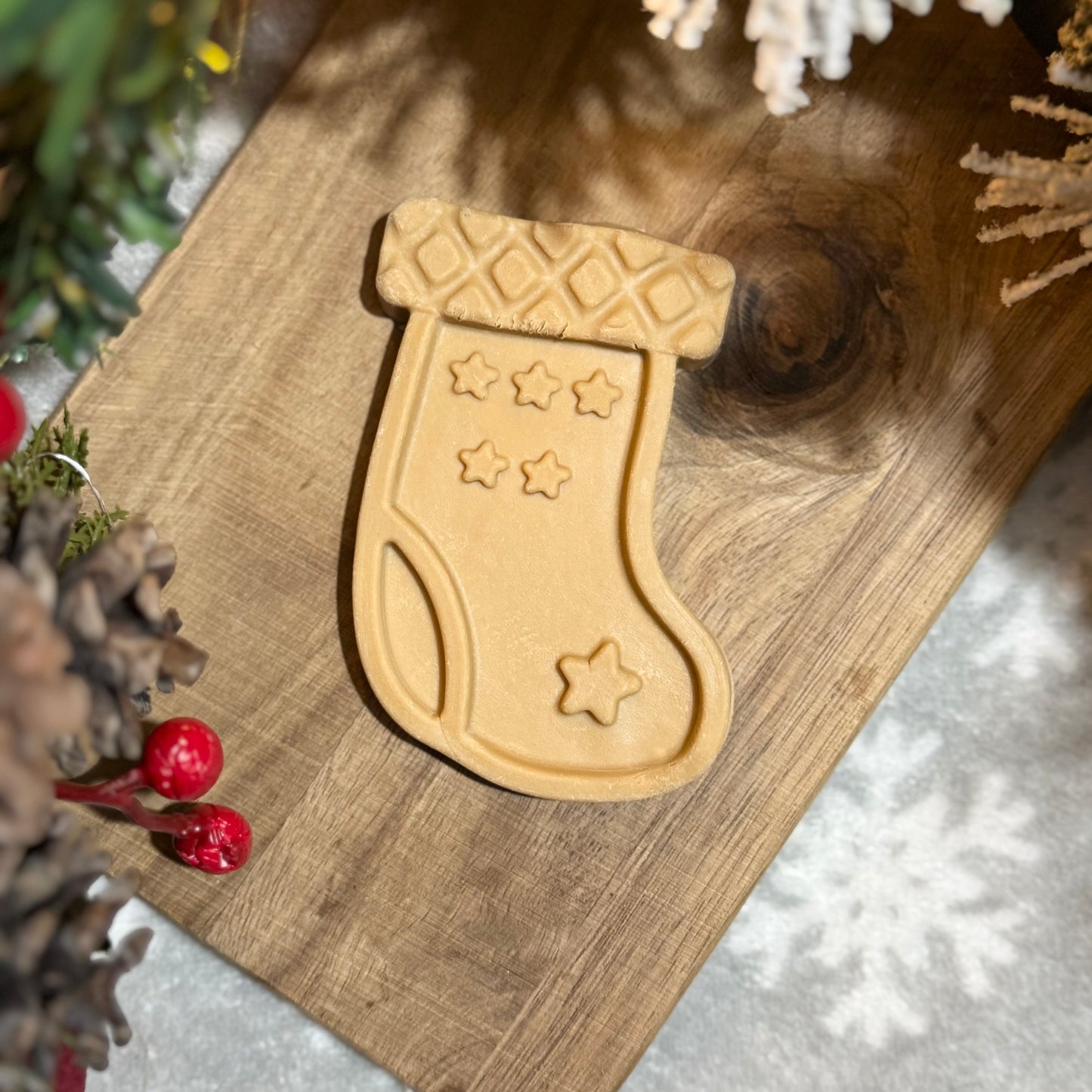 Winter Wonder Christmas Stocking | Chicken & Vegetable Dental Chew