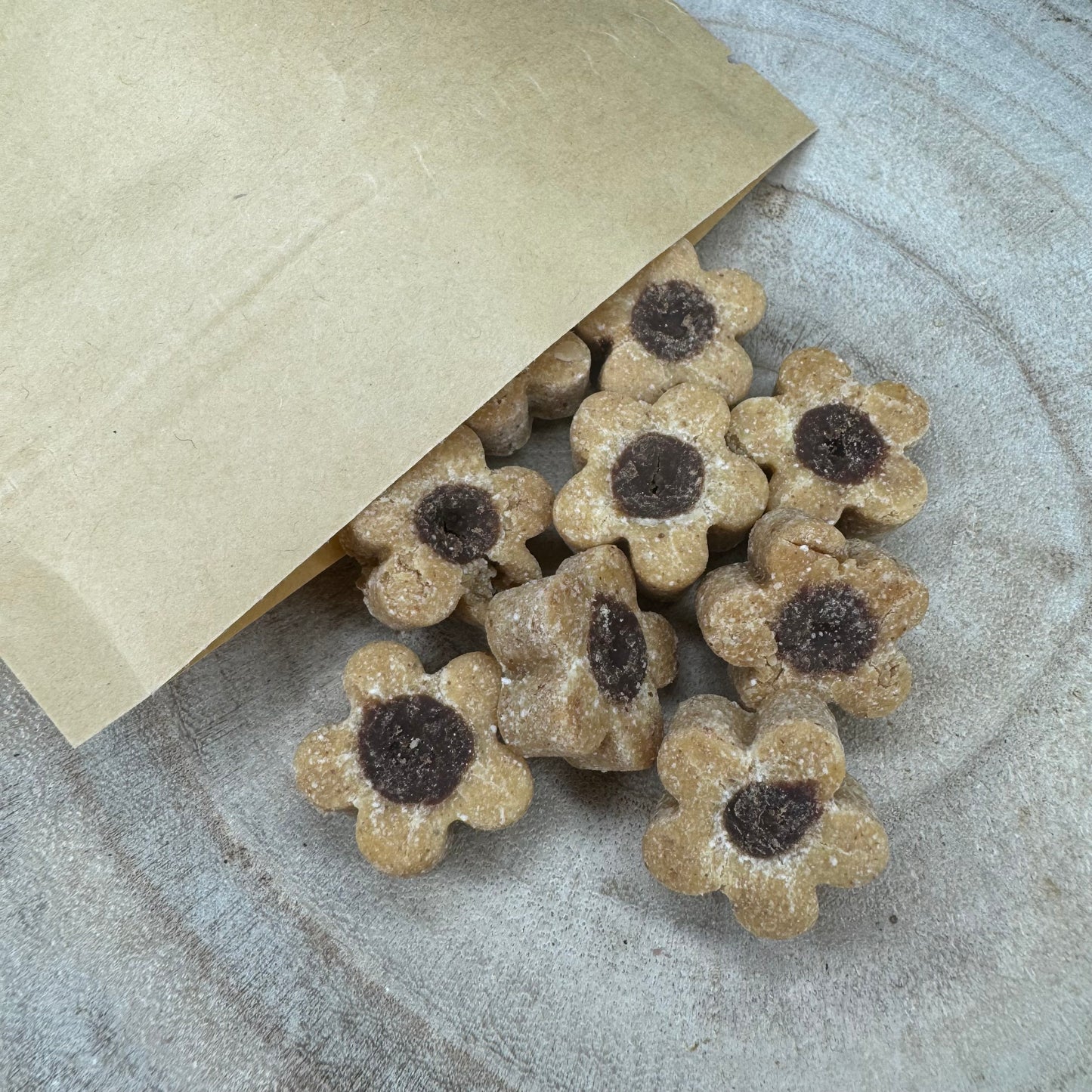 Grain Free Peanut Butter Flower Cookies 100g