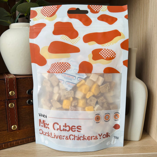 Waita Pets | Freeze Dried Mixed Cubes 70g