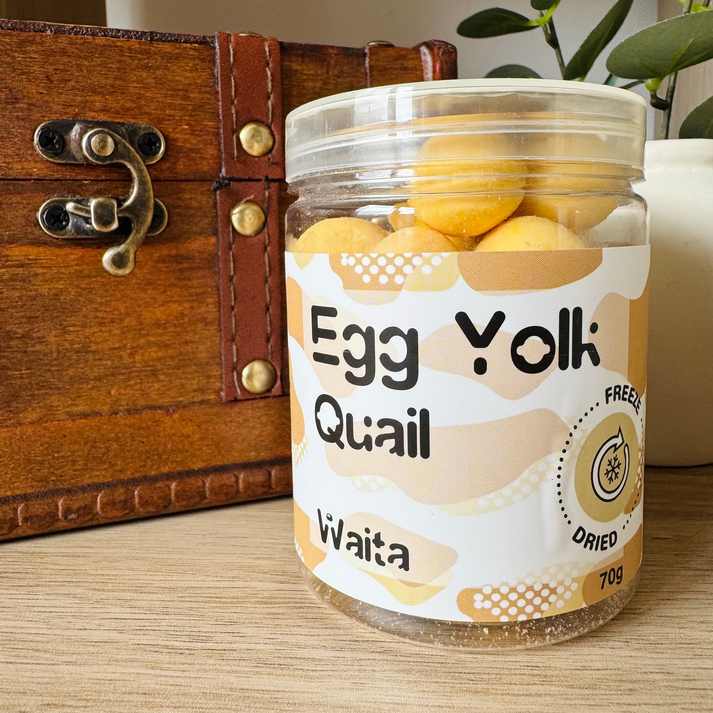 Waita Pets | Freeze Dried Quail Egg Yolks 70g