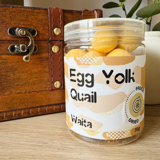 Waita Pets | Freeze Dried Quail Egg Yolks 70g