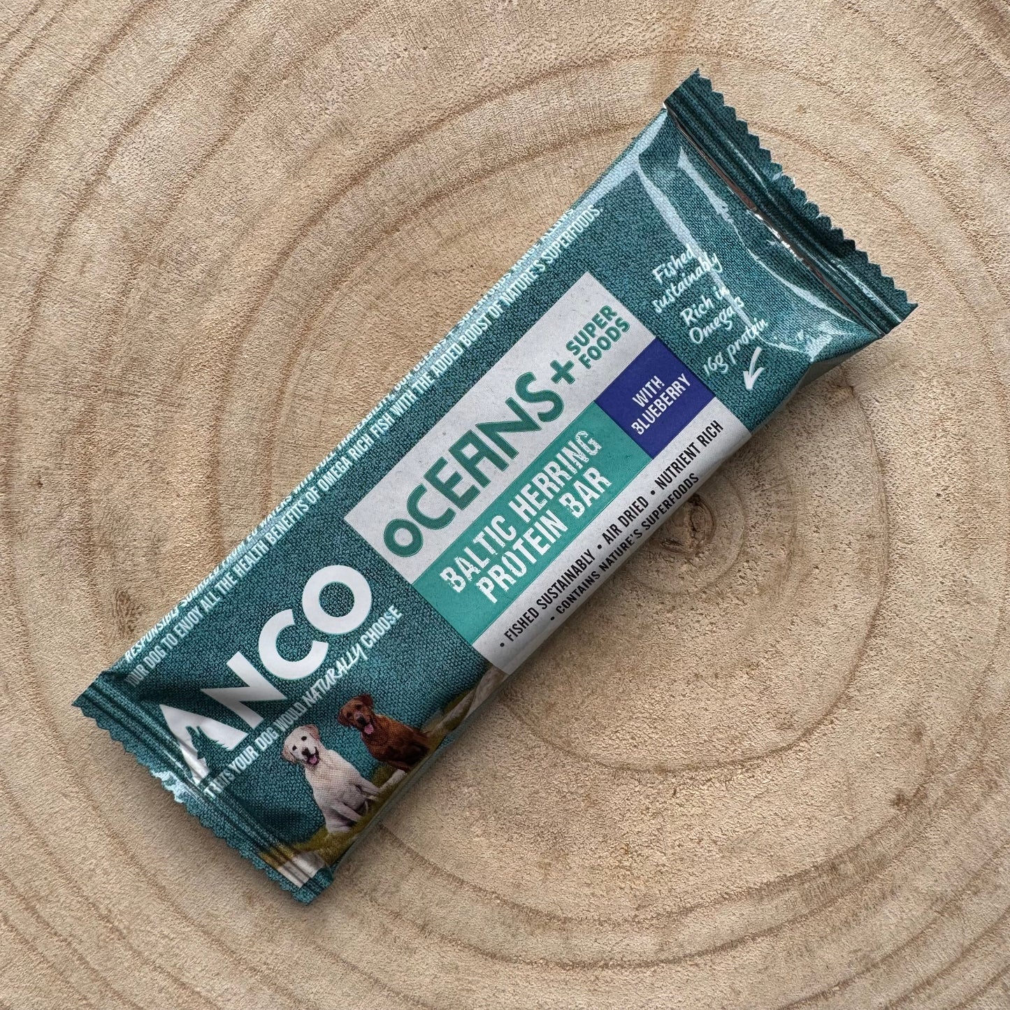 Anco Oceans+ Protein Bar | Baltic Herring with Blueberry