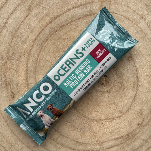 Anco Oceans+ Protein Bar | Baltic Herring with Cranberry