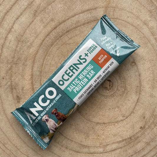 Anco Oceans+ Protein Bar | Baltic Herring with Pumpkin