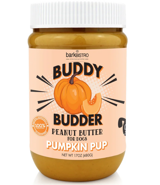 Buddy Budder Peanut Butter 17oz Jar | Pumpkin Pup