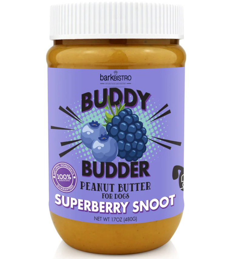 Buddy Budder Peanut Butter 17oz Jar | Superberry Snoot